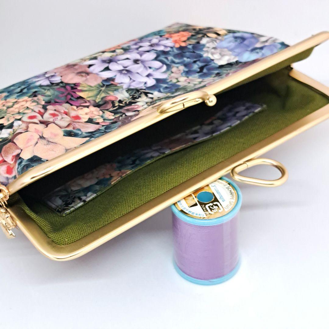 キャンディ❣親子がま口長財布　通帳入れとミニがま口