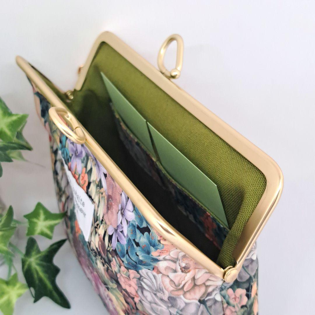 キャンディ❣親子がま口長財布　通帳入れとミニがま口