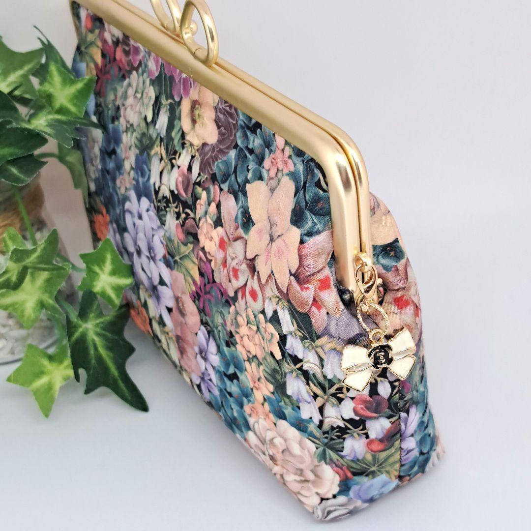 キャンディ❣親子がま口長財布　通帳入れとミニがま口