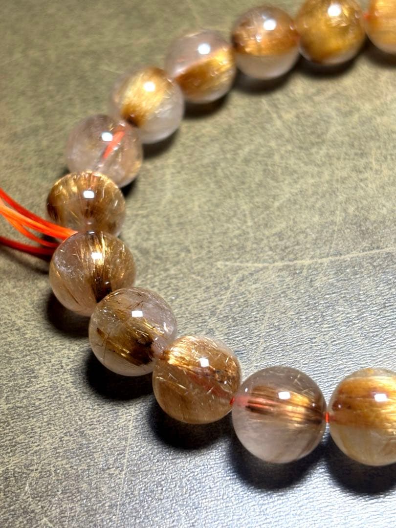 タイガータイチンルチル　ブレスレット9.4〜9.9㎜（新品未使用）キャッツアイ