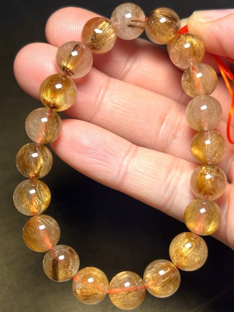 タイガータイチンルチル　ブレスレット9.4〜9.9㎜（新品未使用）キャッツアイ