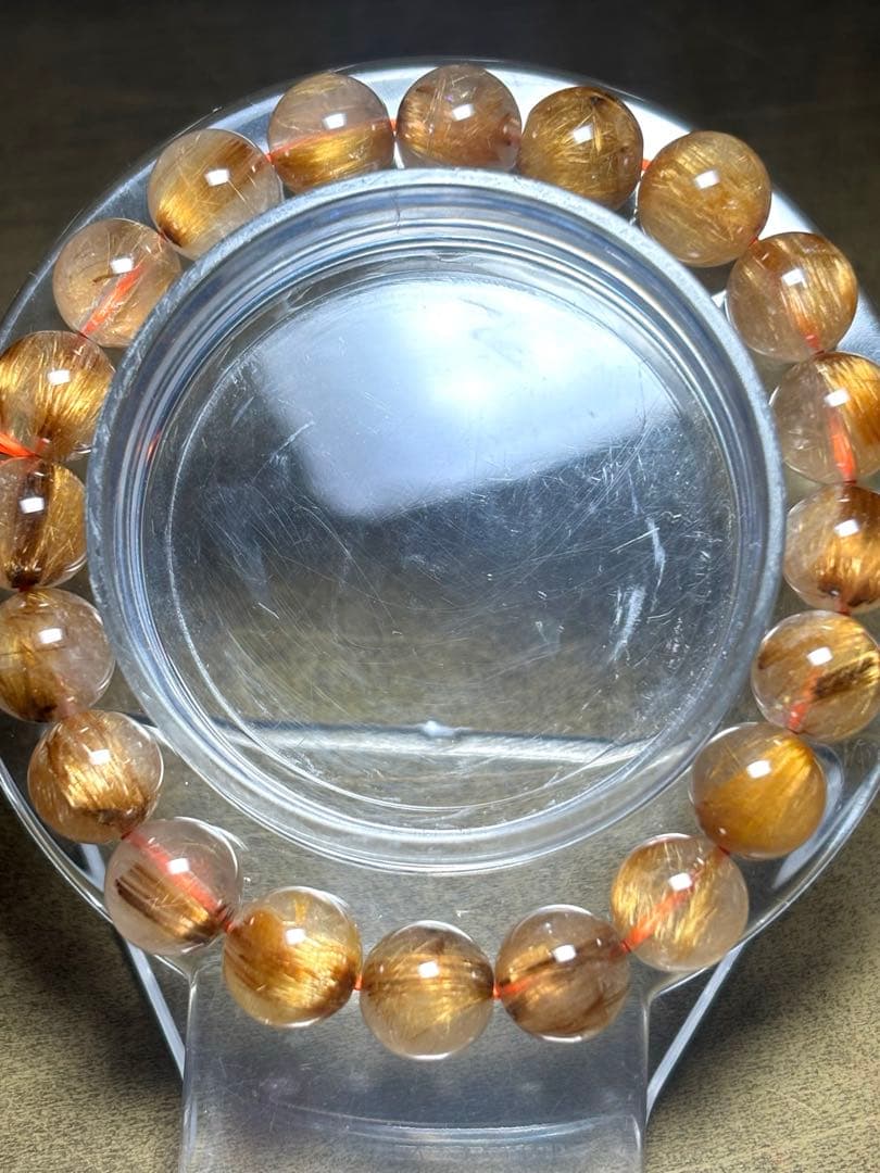 タイガータイチンルチル　ブレスレット9.4〜9.9㎜（新品未使用）キャッツアイ