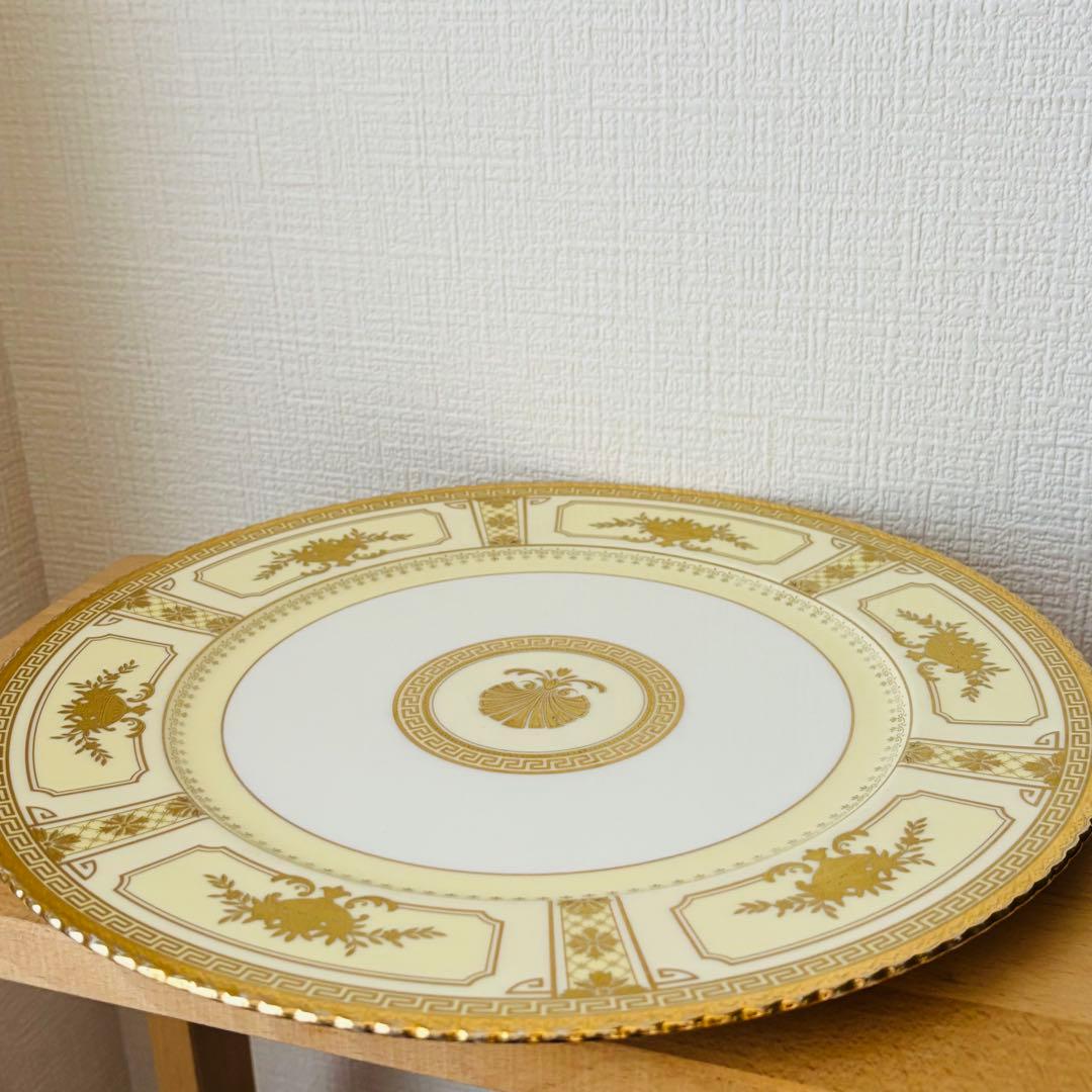 ＊⚫︎ノリタケ　高級シリーズ　大皿　サービスプレート 　　　　　　　　　　リ外