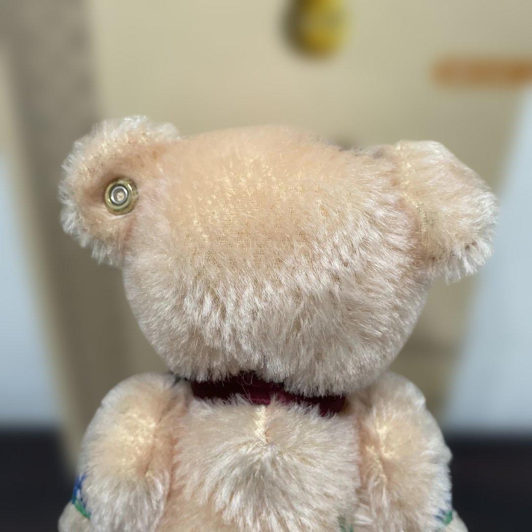 【美品】【希少品】Steiff 花柄刺繍 ぬいぐるみ 約30cm