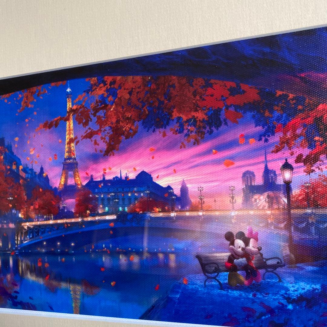 ステファン　マーチンエアー　ミッキー＆ミニーインパリ　額装品