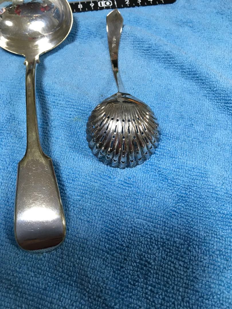 英国駐在時購入♪ケーキサーバーとカクテルスプーンのセット　印字あり　Used