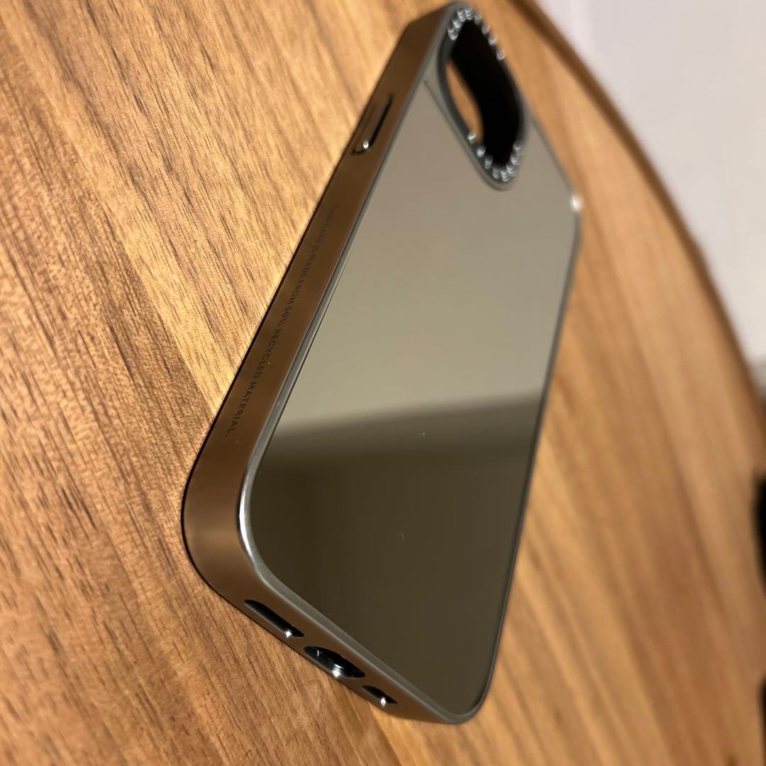 CASETiFY ミラーシルバー iPhone14ケース