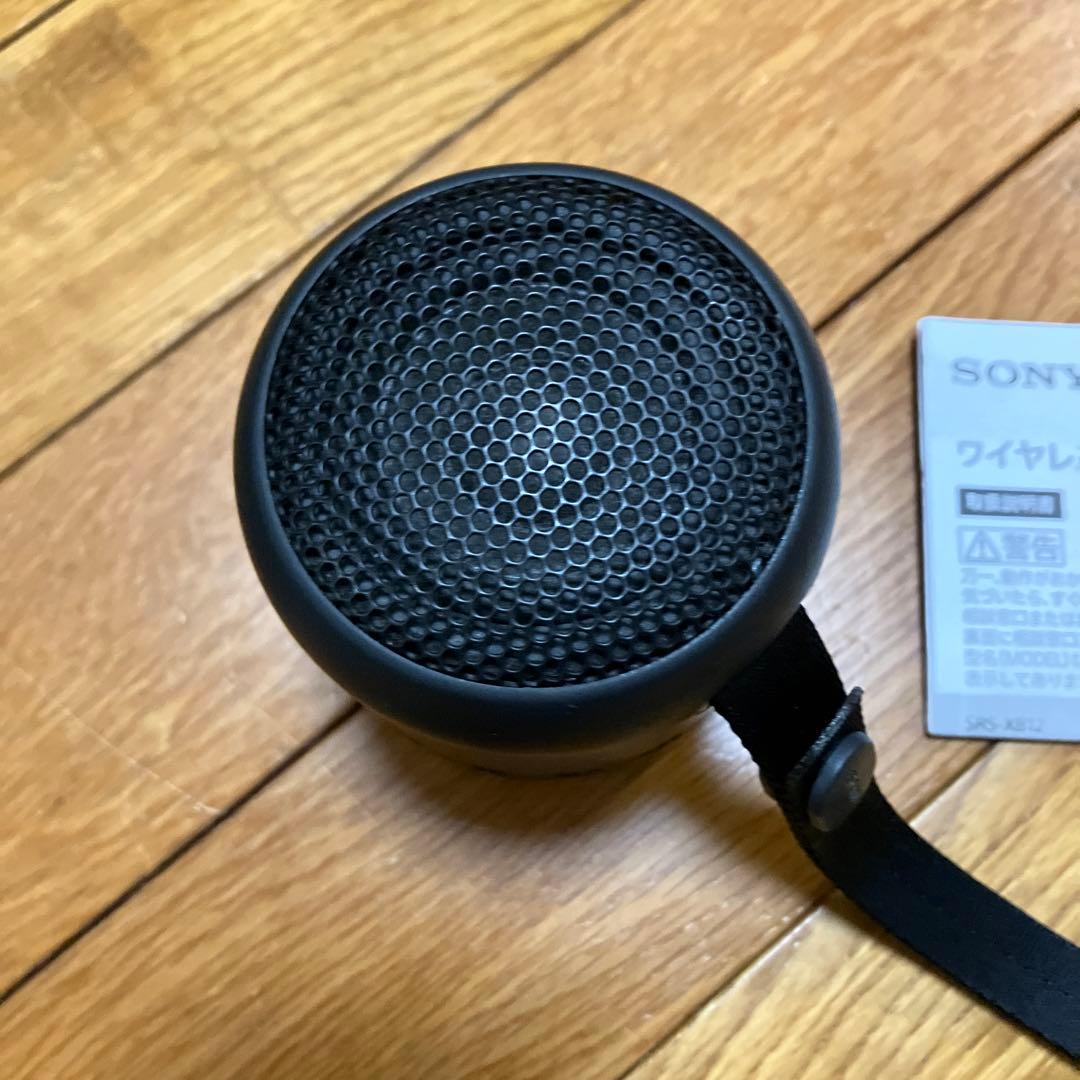 SONY ワイヤレスポータブルスピーカー SRS-XB12 ブラック 説明書付き