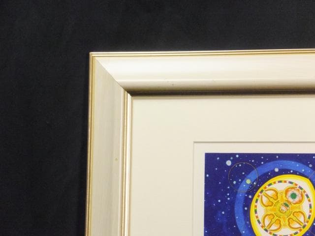 前田常作　直筆サイン『散華 マンダラ』リトグラフ 2000年 0611T