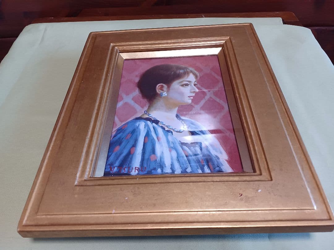 ◆　鶴村義美　「典」　油彩　SM　創元会　ターナー賞　師：吉井淳二　◆