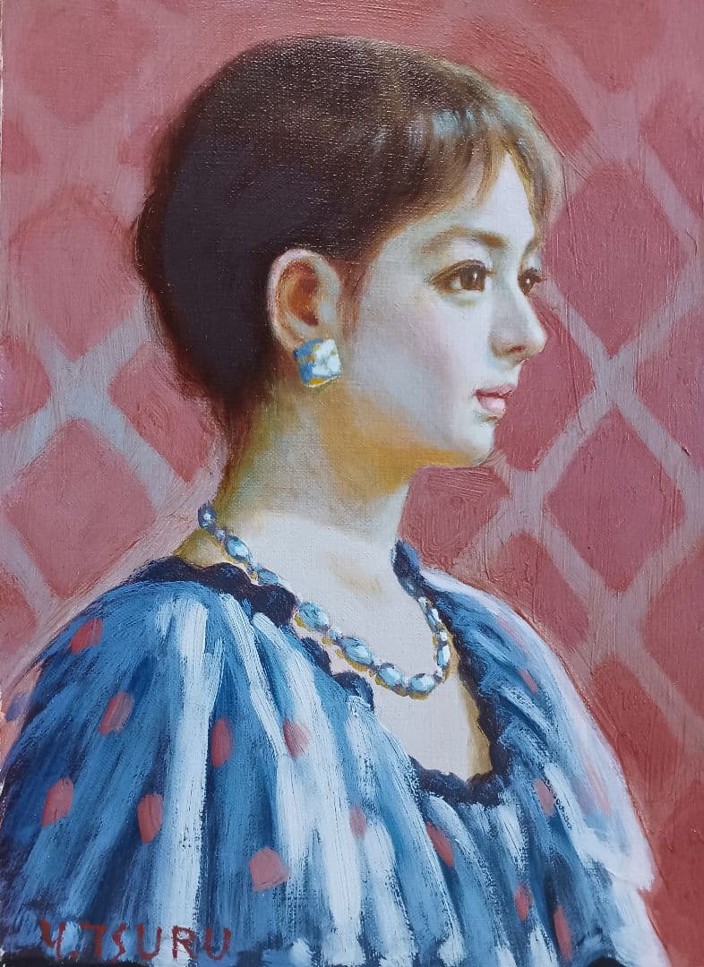 ◆　鶴村義美　「典」　油彩　SM　創元会　ターナー賞　師：吉井淳二　◆