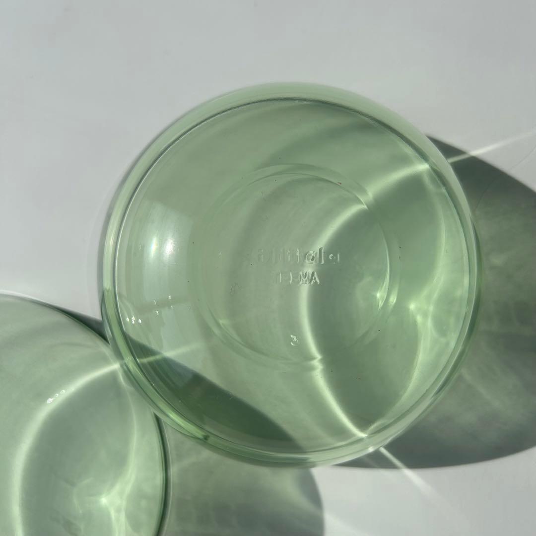  TEEMA イッタラ　ティーマ　ガラスボウル　アップルグリーン