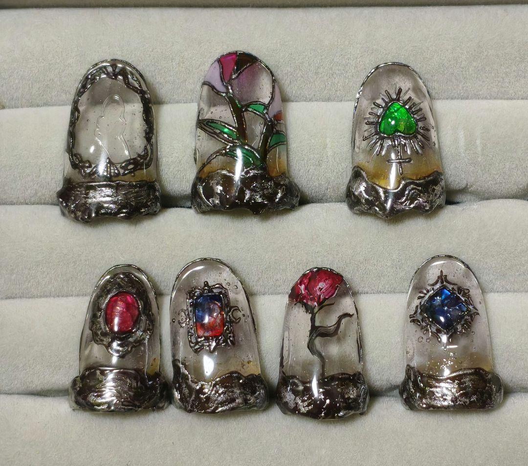 飴屋　ネイルリング　（単品売りも可能）