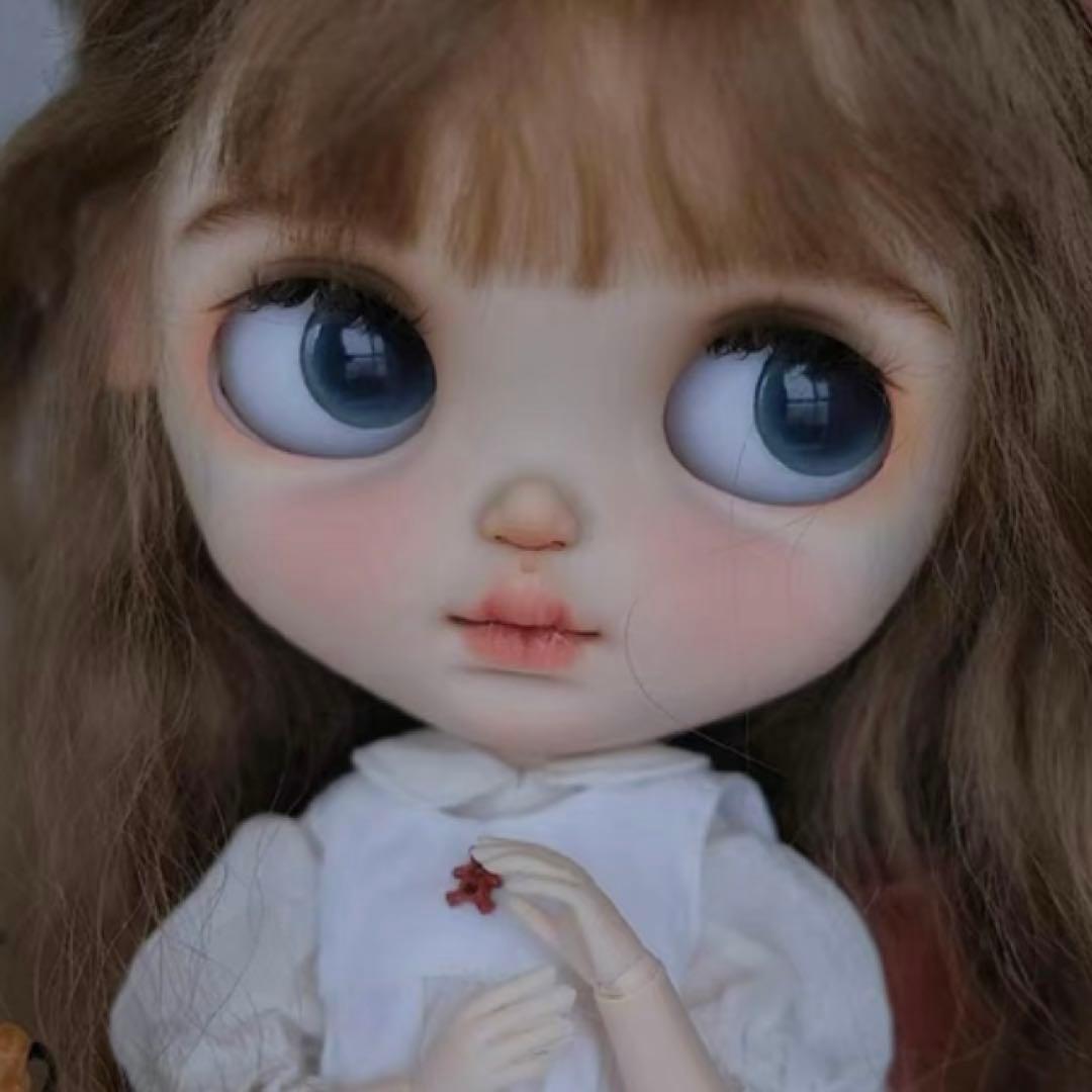 カスタムブライス 作家様 ドール かわいい きれい 赤x子熊