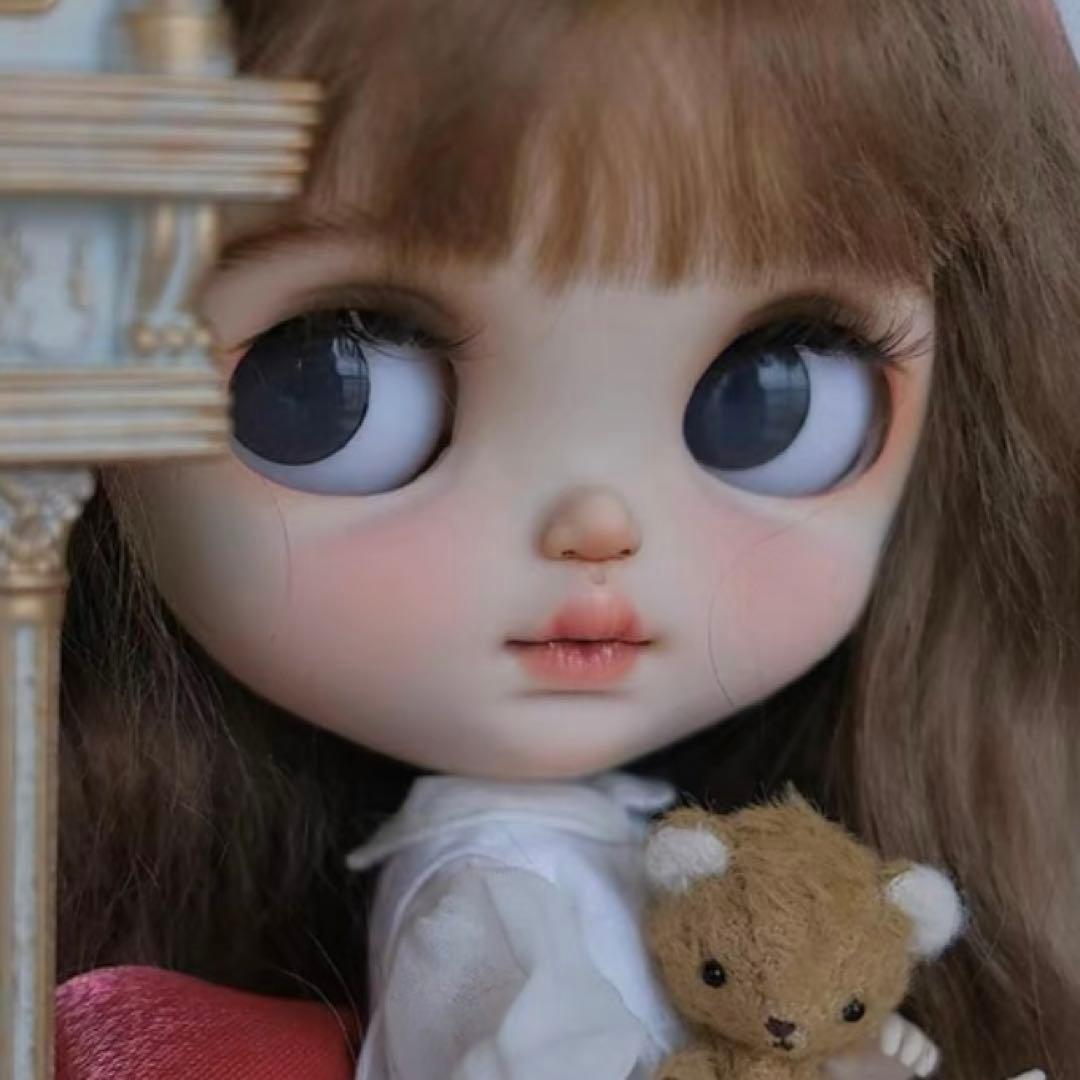 カスタムブライス 作家様 ドール かわいい きれい 赤x子熊