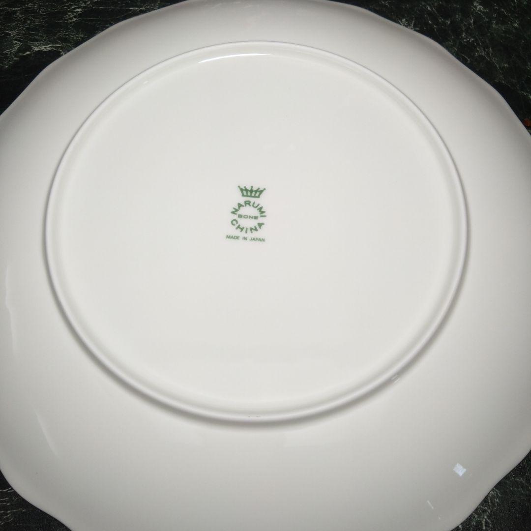 ナルミプレート ボーンチャイナ花柄５枚セット