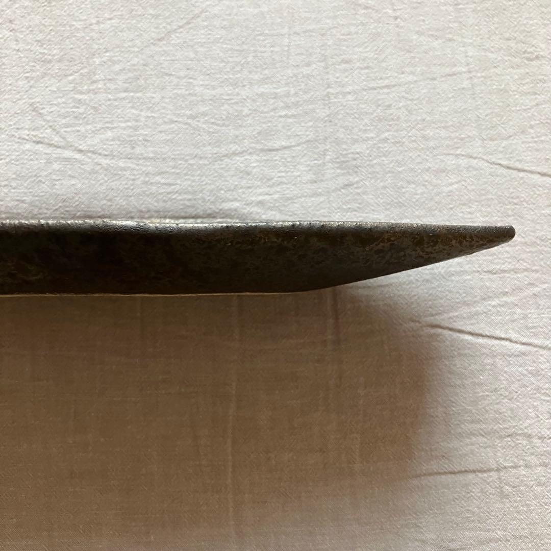 【新品未使用】安福由美子　黒錆　八角皿　2枚セット