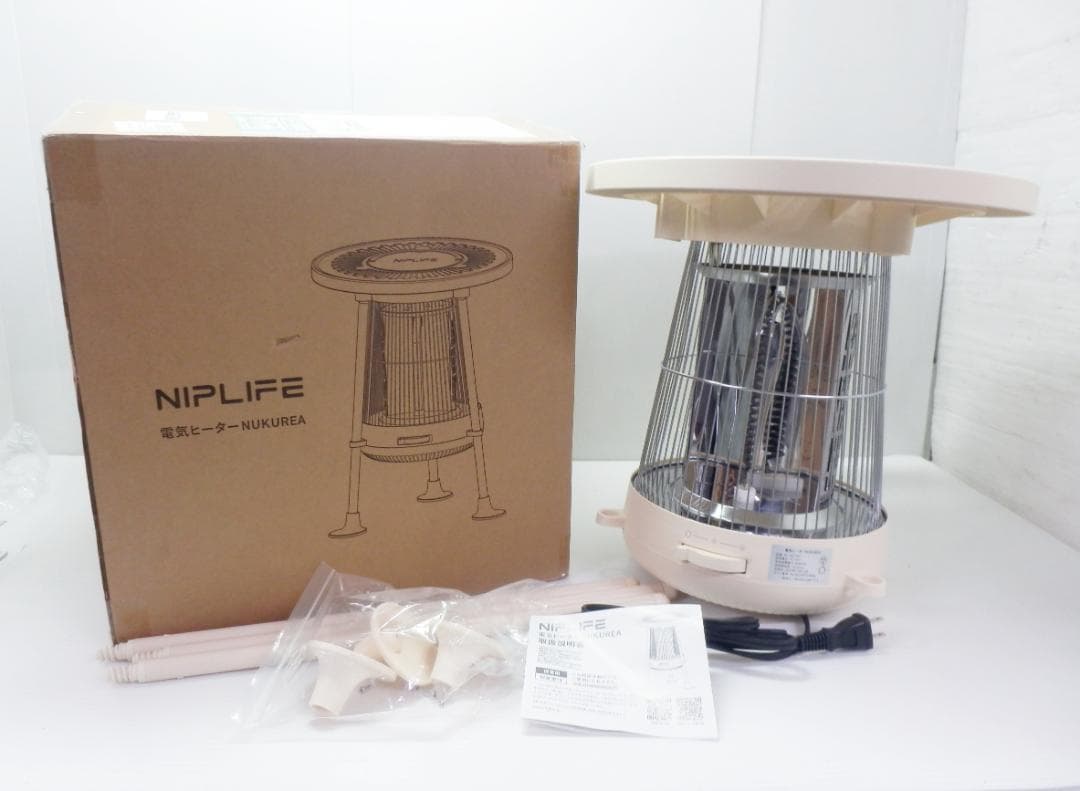 NIPLIFE 電気ヒーター ヌクレア NL-NK25WT NUKUREA