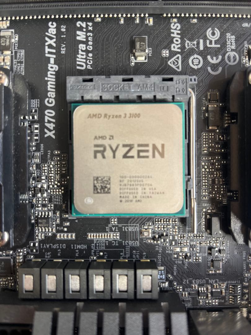 【ジャンク】 ITXマザー＋RYZEN CPUセット