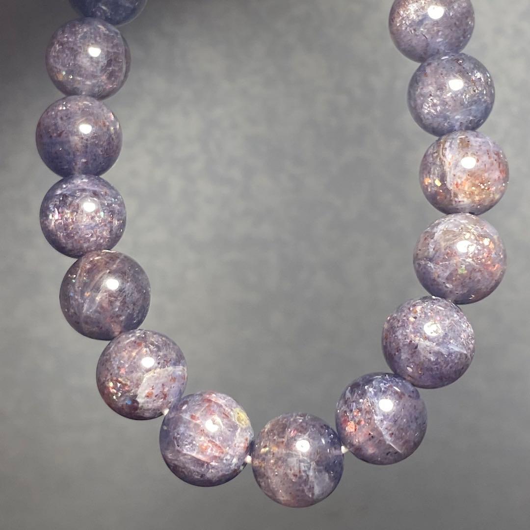 激レア　アイオライトサンストーン　ブレスレット