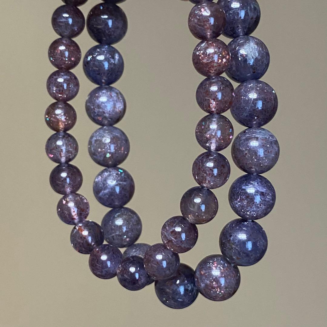 激レア　アイオライトサンストーン　ブレスレット