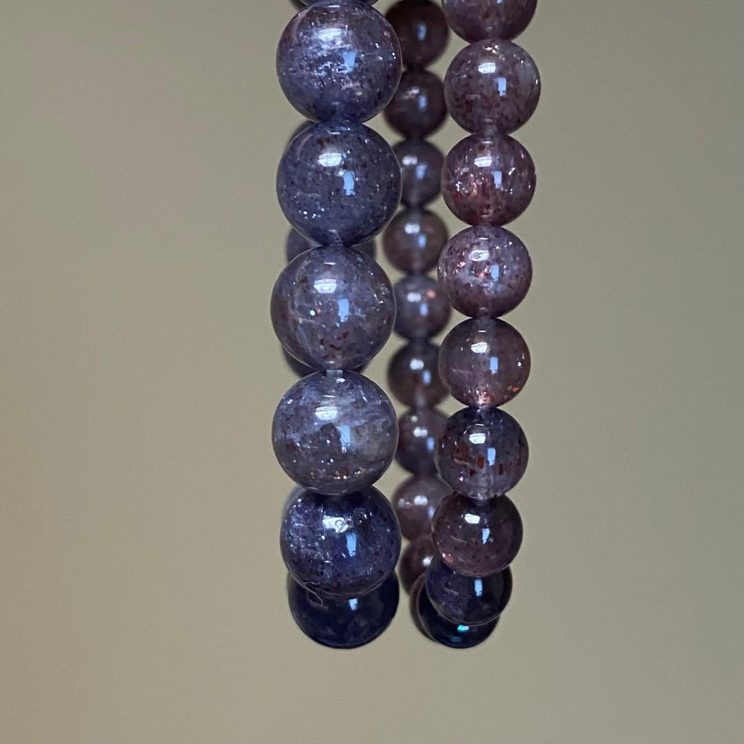 激レア　アイオライトサンストーン　ブレスレット