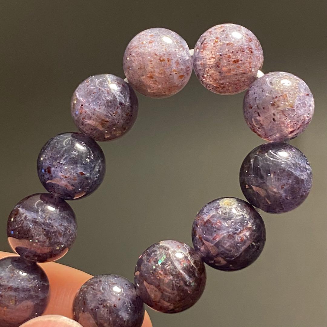 激レア　アイオライトサンストーン　ブレスレット