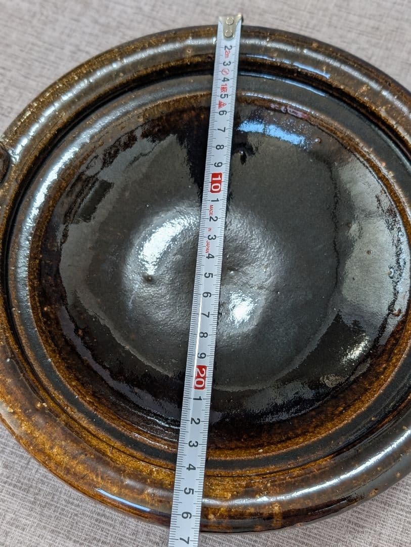 【土楽窯】土鍋（8寸1〜2人用）　蓋なし　浅鍋・土鍋・すっぽん鍋