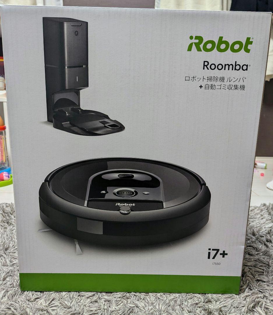【ジャンク】ルンバ i7+ セット（自動ゴミ収集機 クリーンベース付）元箱あり