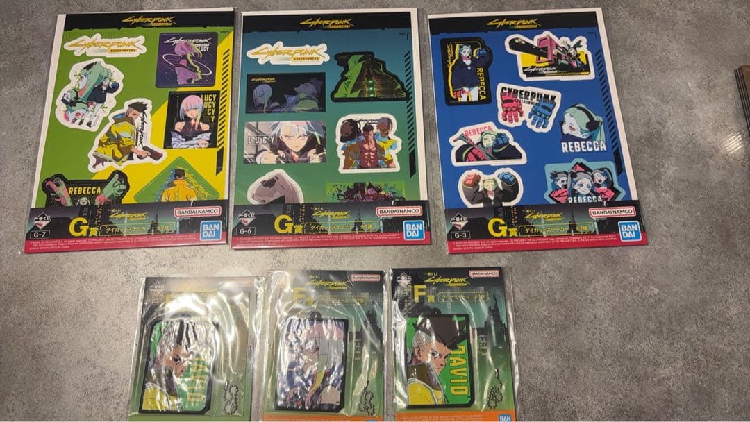 ストレンジャーシングス 一番くじ x 9 + cyberpunk 一番くじx6