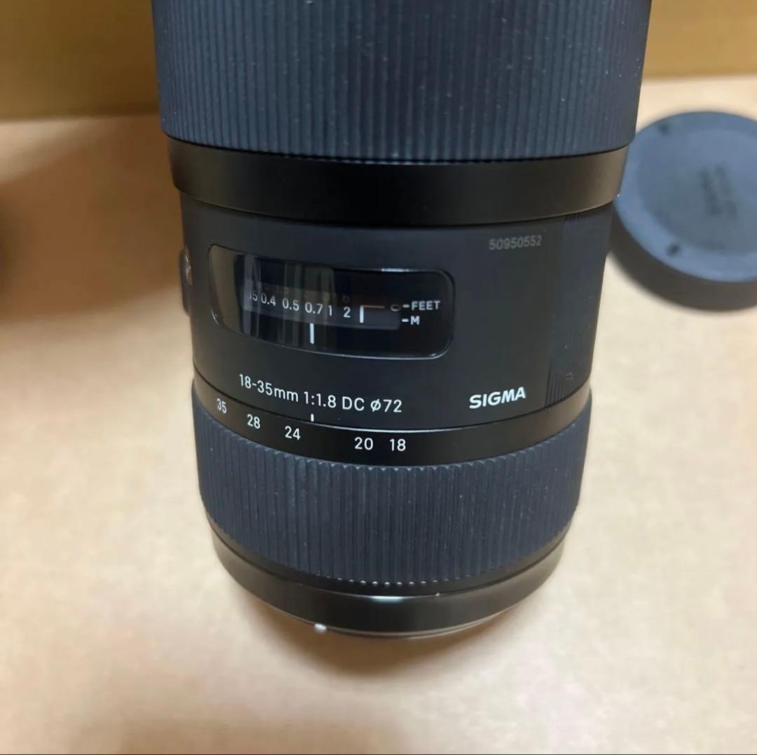 SIGMA レンズ 18-35mm F1.8 DC HSM