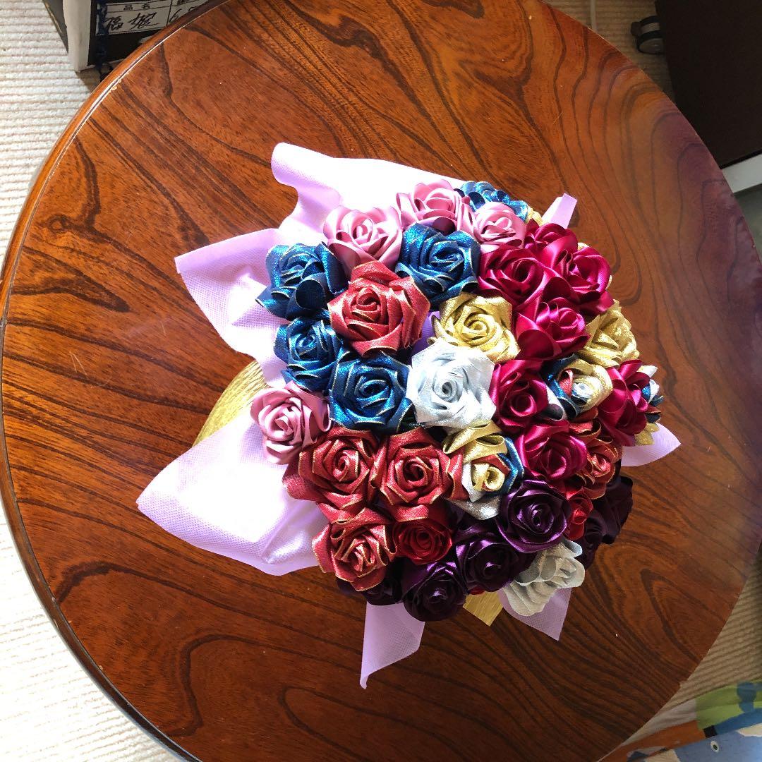 薔薇の造花手作りです。