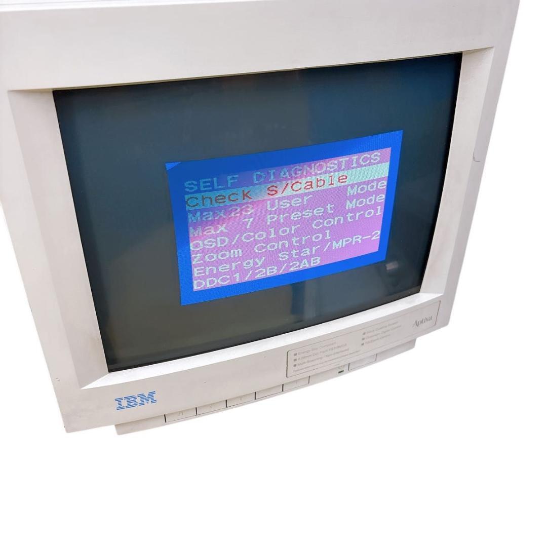 IBM ブラウン管 レトロ モニター 60H7625