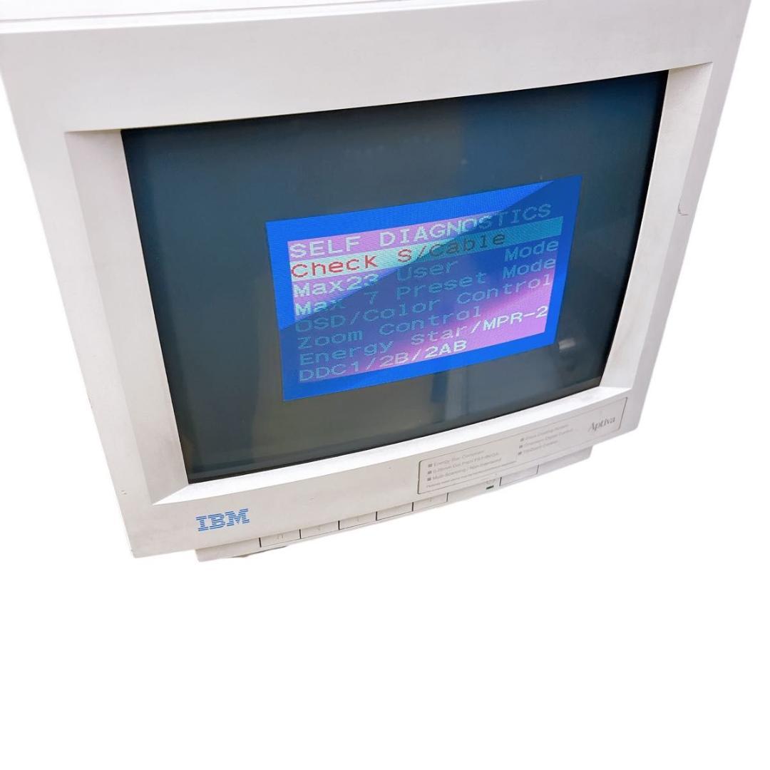 IBM ブラウン管 レトロ モニター 60H7625
