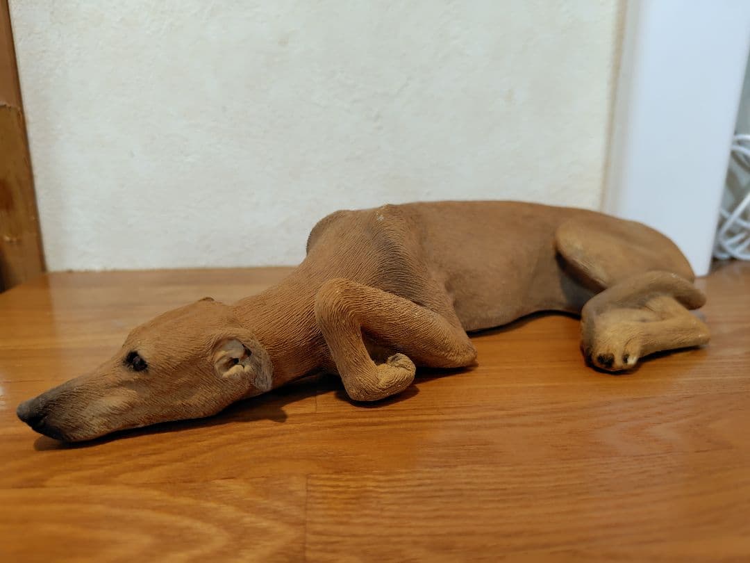 サンディキャスト　グレイハウンド　グレーハウンド　イタグレ　ウィペット　置物