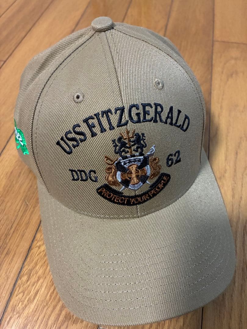 実物　新品　未使用USS FITZGERALD DDG 62 ussキャップ