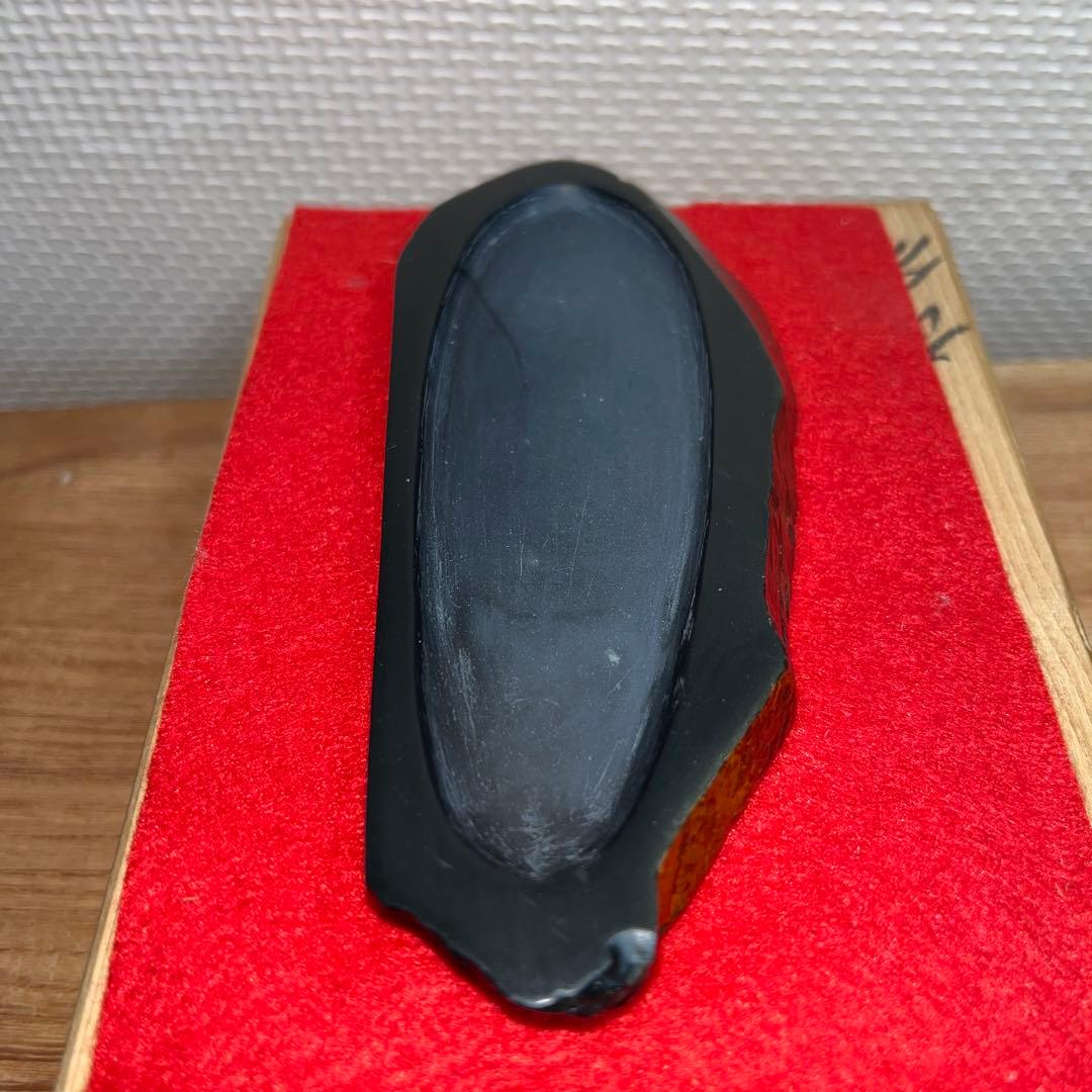 ⭕️屋久島硯　秀命堂　秀命　希少　屋久島銹水石　女性好み作品　美しい