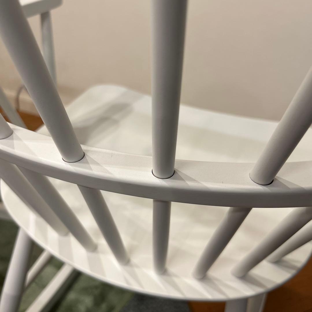 FDBモブラー デンマークデザイン J52G ロッキングチェア ホワイト