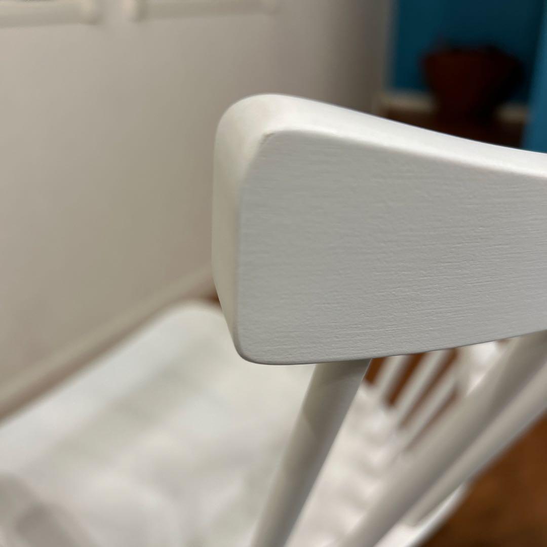 FDBモブラー デンマークデザイン J52G ロッキングチェア ホワイト