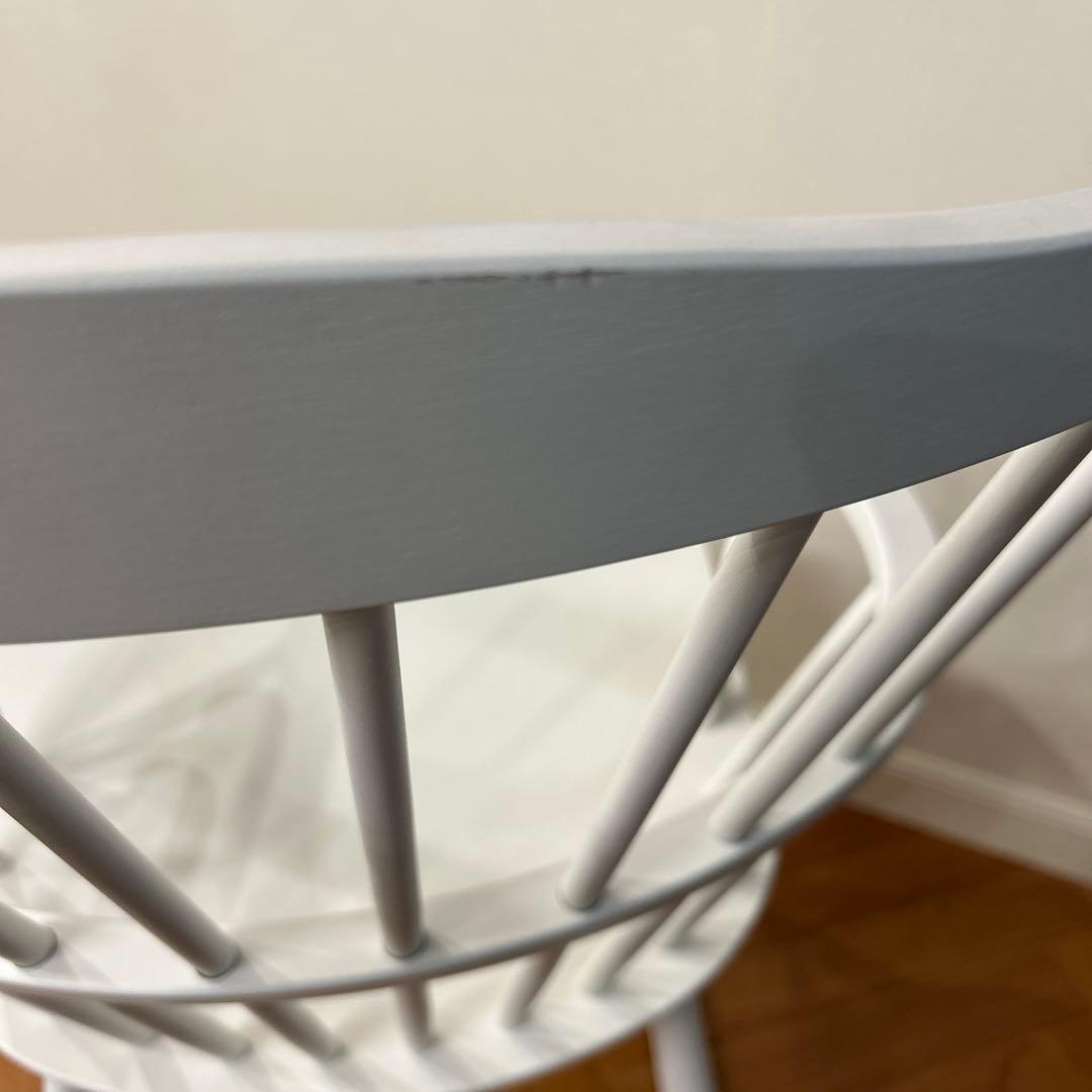 FDBモブラー デンマークデザイン J52G ロッキングチェア ホワイト