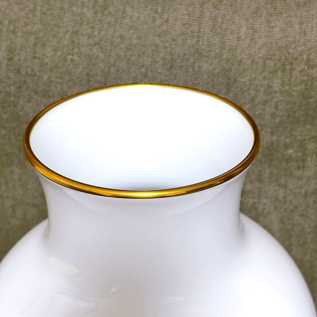 大倉陶園 金蝕バラ 大きめ花器 約36cm 花瓶