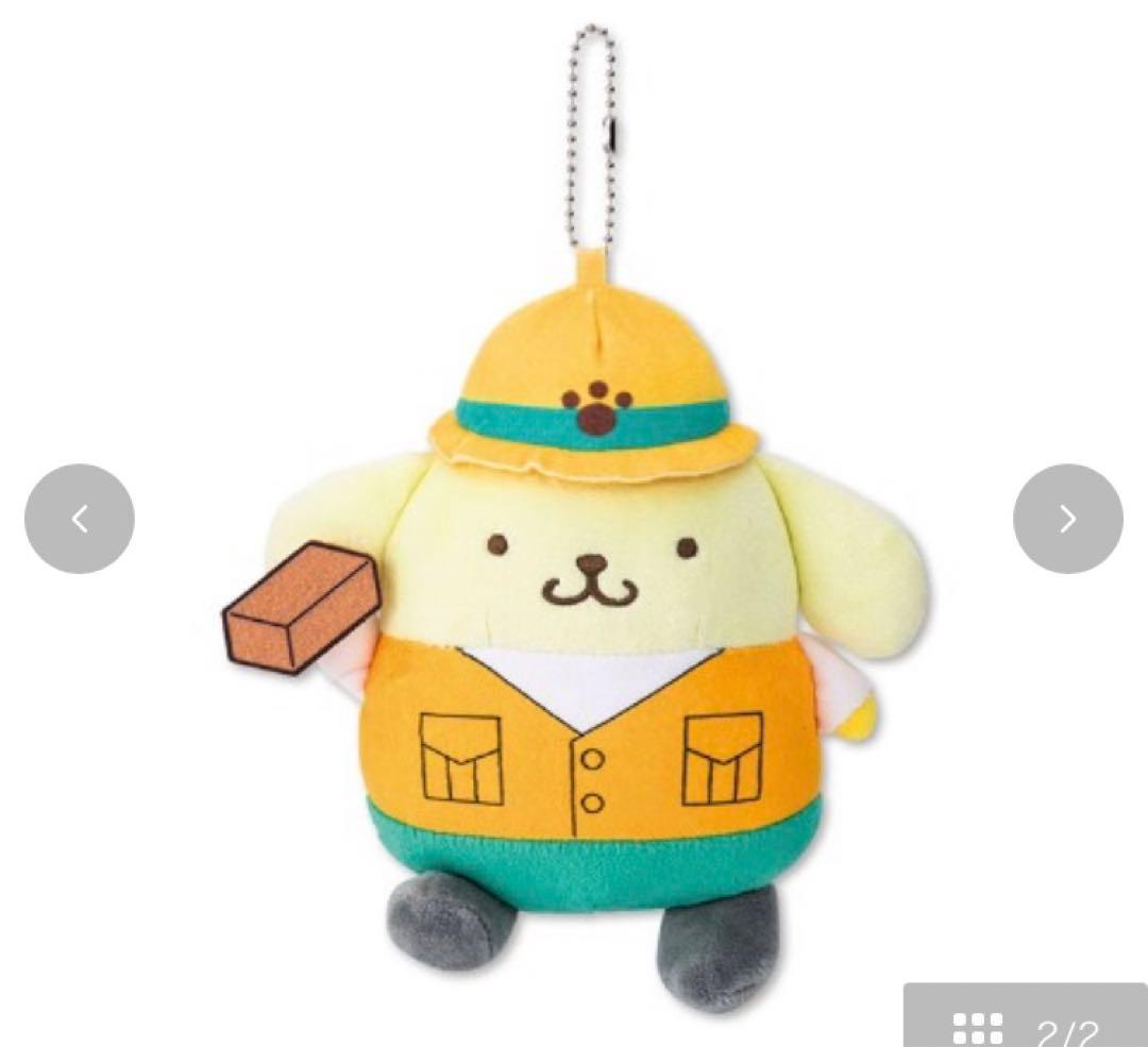 アベイル　ポムポムプリン　マスコットチャーム　3点セット　寿司　スーツ　職人