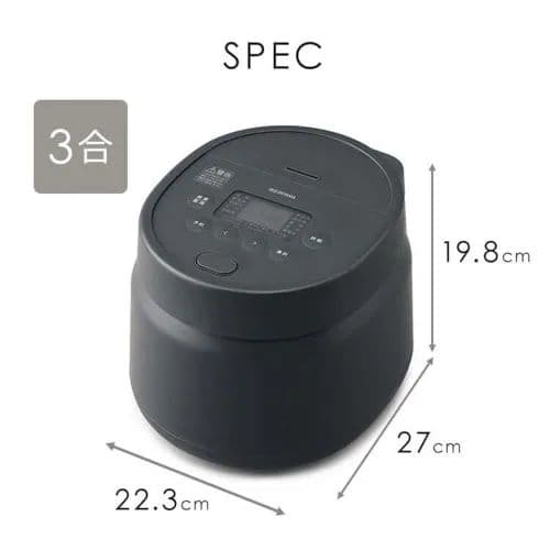 アイリスオーヤマ マイコン式炊飯器 3合炊き RC-MSA30-HA