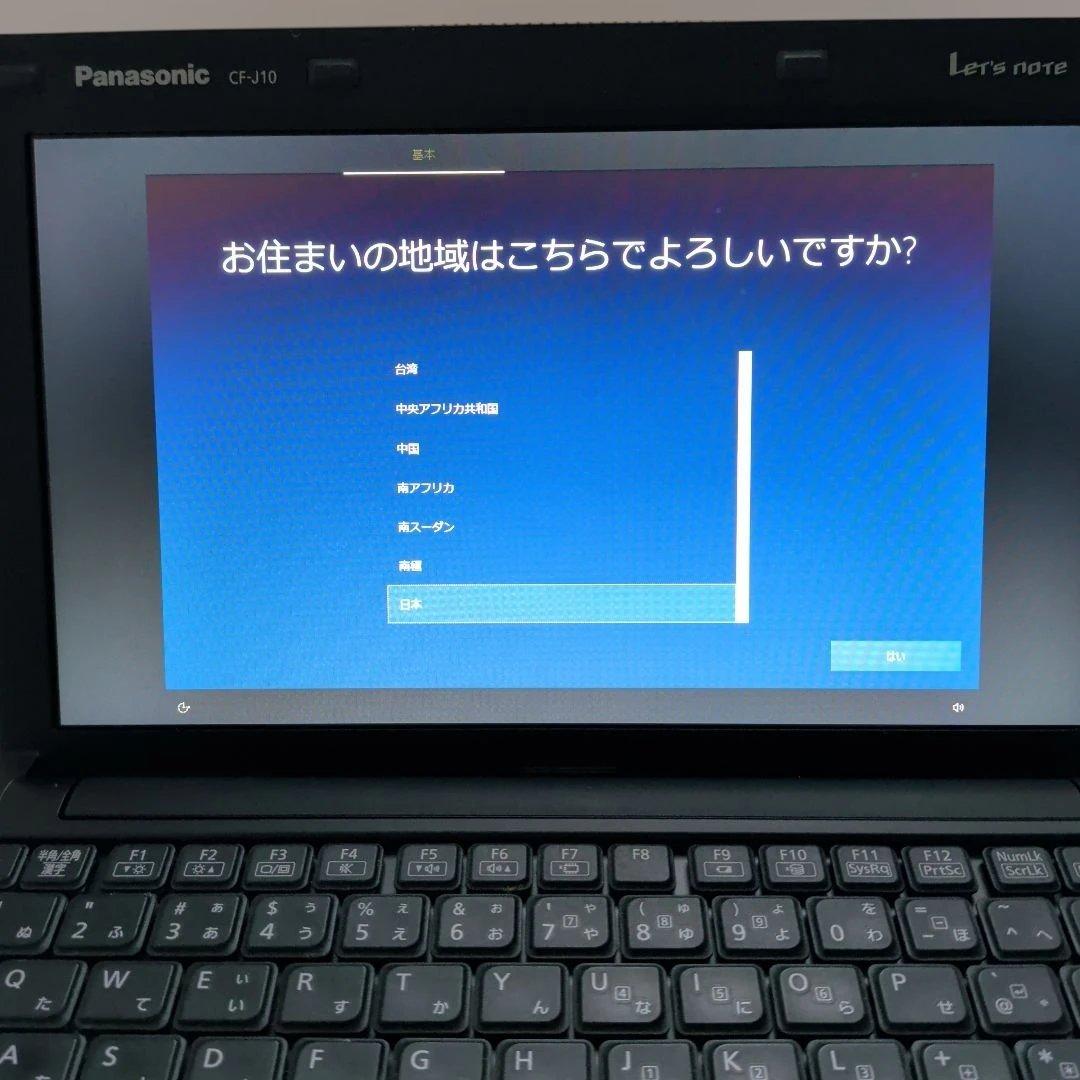 Let's note CF-J10（元箱・未開封本革ジャケット・付属品完備）