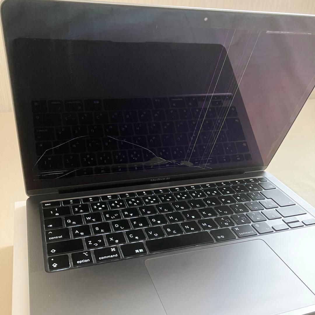 【液晶割れ】 MacBook Air M1 2020 (8GB/256GB)