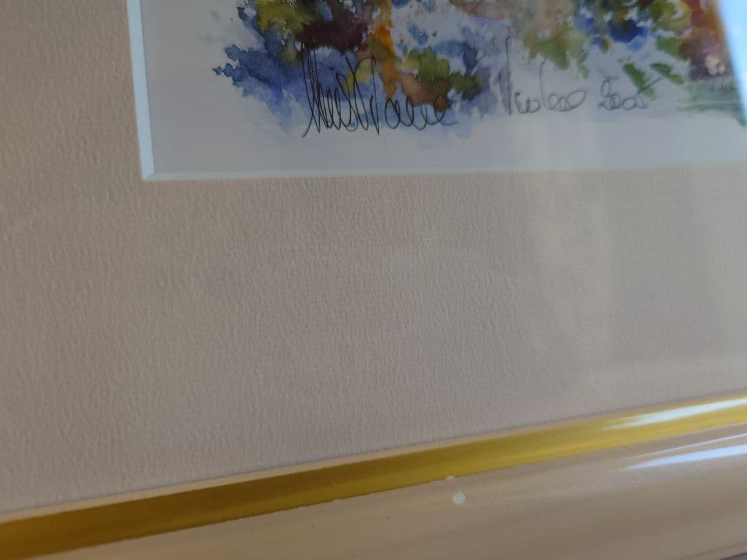 ★★現地購入♡風景画 フランス パリ モンマルトルの丘 女性画家 絵画