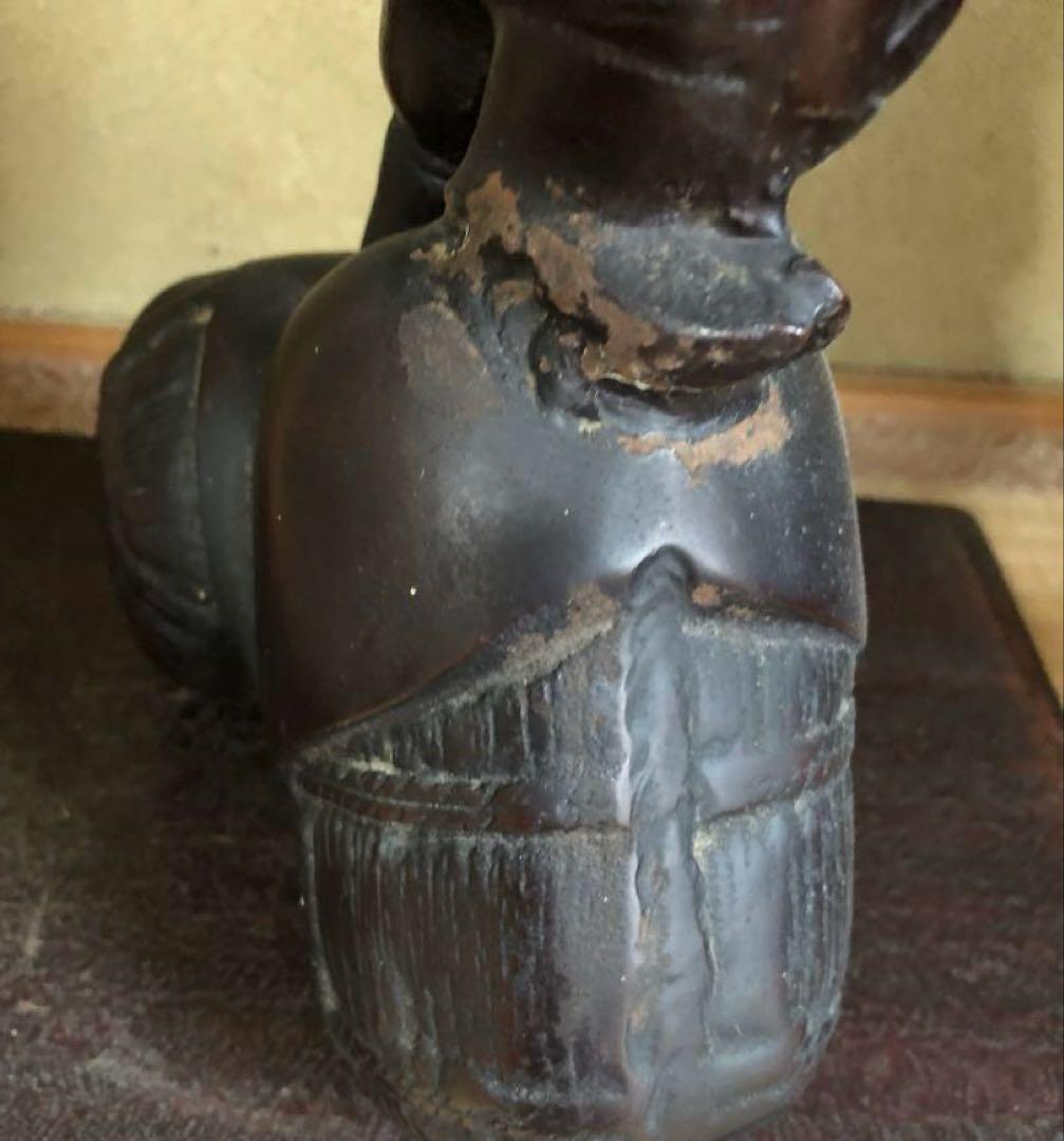 大黒様 置物 台座付き ふじ印 12号 花台 大黒天 七福神