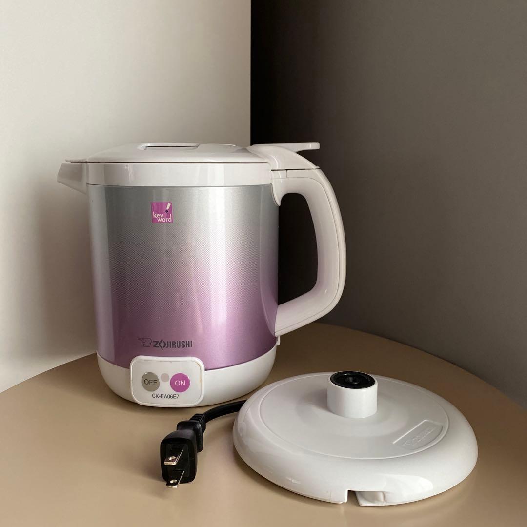 象印 ZOJIRUSHI マイコン 電気ケトル CK-EA06 レトロ ピンク
