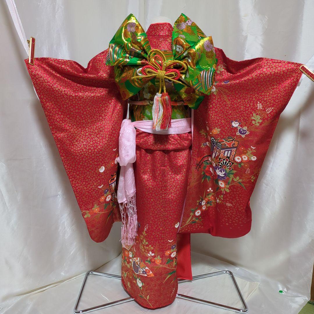 七五三　７歳　四つ身着物セット