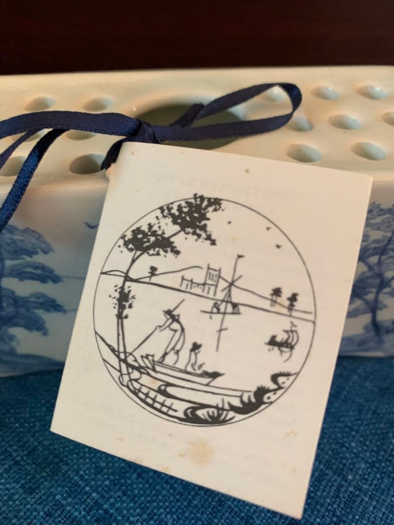 イギリスオックスフォード製デボラ・シアーズ手描きのセラミック花器